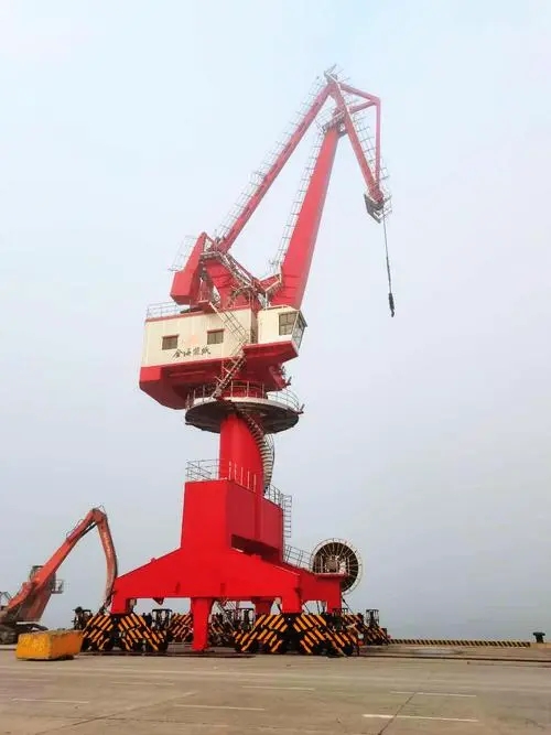 廣西梧州碼頭門座起重機廠家產品使用后注意事項